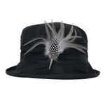 peak-and-brim-nola-black-hat-with-guinea-fowl-and-hackle-feather-hat-pin